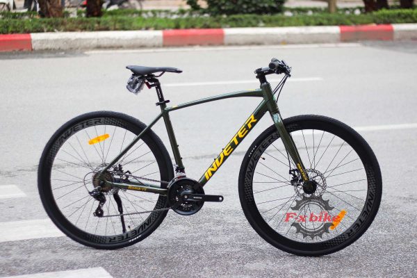 Xe Đạp Touring Inveter Roma 7 2023 Xanh Lá
