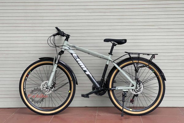 Xe Đạp Địa Hình MTB Limit Khung Nhôm Màu Ghi Đen