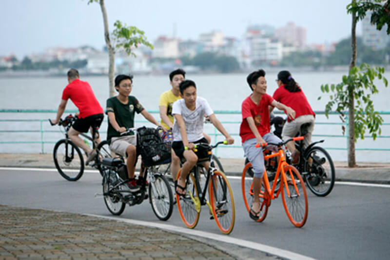 Hà Nội đầu tiên thử nghiệm cty xe đạp điện công cộng