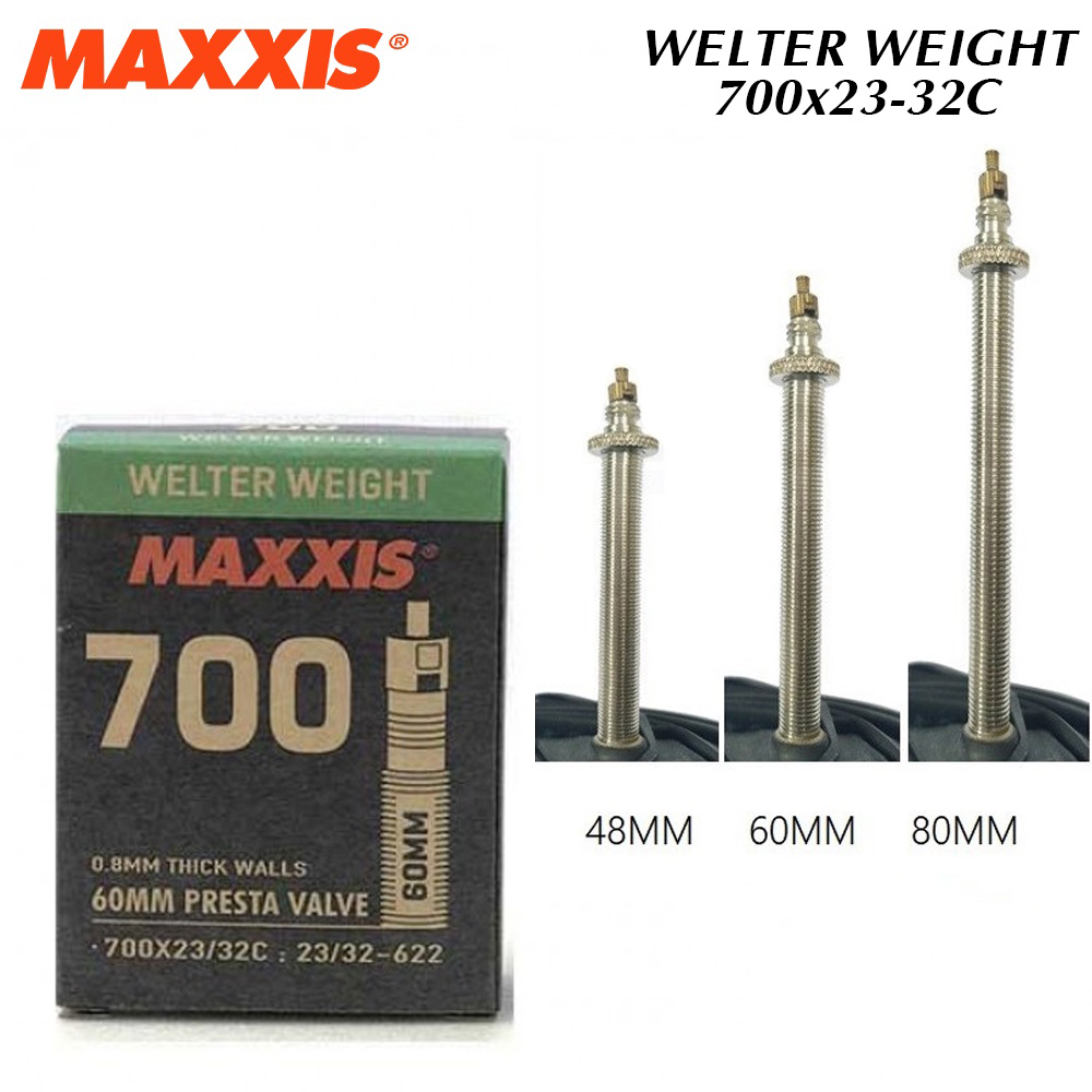 Săm Maxxis 700x23/32c van kim 60mm
