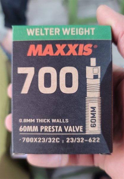 Săm Maxxis 700x23/32C van kim 60mm
